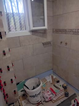 Photo 5 de la publication Facebook : Reprise complète d'une salle de bains